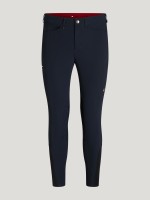 Tommy Hilfiger Equestrian bryczesy męskie z pełnym lejem Stanton - Desert Sky