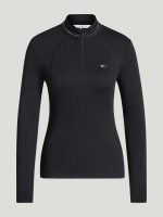 Tommy Hilfiger Equestrian damska bluzka treningowa Cady - Black
