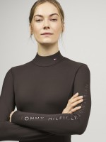 Tommy Hilfiger Equestrian damska bluzka treningowa Ava - Cacao