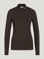 Tommy Hilfiger Equestrian damska bluzka treningowa Ava - Cacao
