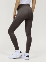 Tommy Hilfiger Equestrian całoroczne legginsy jeździeckie z pełnym lejem Elmira - Cacao