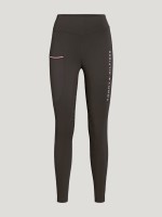 Tommy Hilfiger Equestrian całoroczne legginsy jeździeckie z pełnym lejem Elmira - Cacao