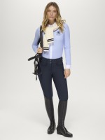 Tommy Hilfiger Equestrian bryczesy z pełnym lejem Mia - Desert Sky
