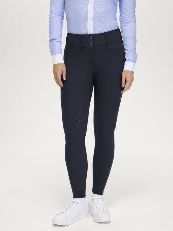 Tommy Hilfiger Equestrian bryczesy z pełnym lejem Mia - Desert Sky  