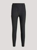 Tommy Hilfiger Equestrian ocieplane bryczesy hybrydowe z pełnym lejem Highland Winter Strass - Czarne