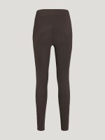 Tommy Hilfiger Equestrian zimowe legginsy z pełnym lejem Elmira Winter - Cacao