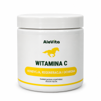 AleVita Witamina C kwas L-askorbinowy w proszku dla koni 600 g
