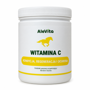 AleVita Witamina C kwas L-askorbinowy w proszku dla koni 1000 g