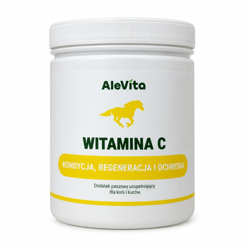 AleVita Witamina C kwas L-askorbinowy w proszku dla koni 1000 g