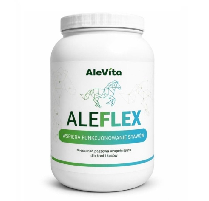 AleFlex – kolagen, glukozamina, MSM, chondroityna i kwas hialuronowy dla koni, 2000 g