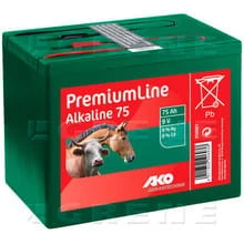 AKO Bateria alkaliczna do elektryzatora 9 V, 75 Ah mała